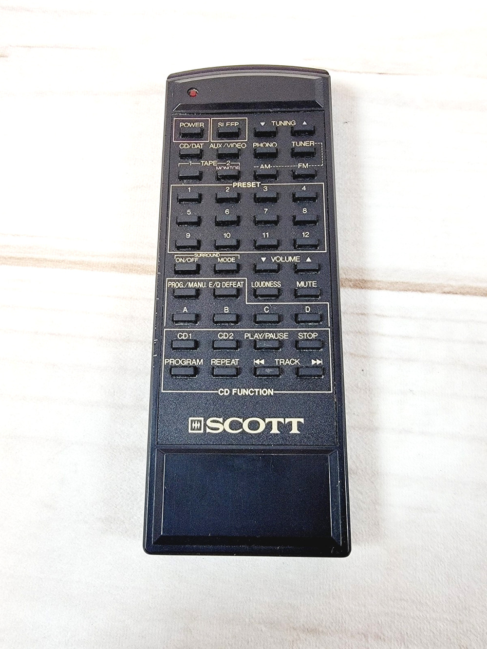 Scott RS1250 REMOTE AM/FM Stereo Receiver Dolby Surround System Genuine OEM